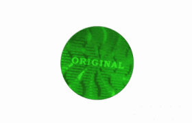 holograma original verde